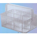 Plastic 4-Compartment Buffet Caddy w/ Handle